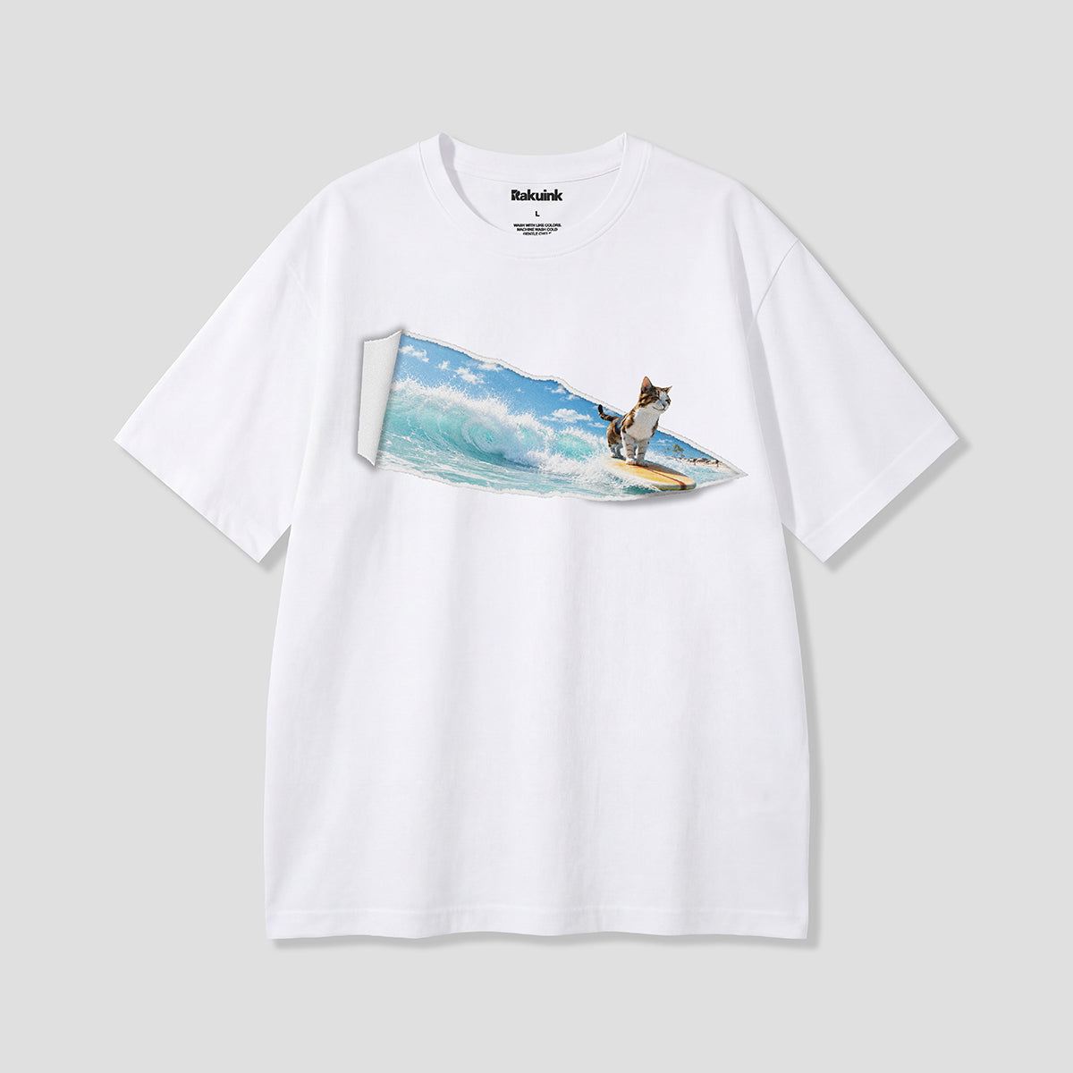 【予約】ウェーブライドキャット グラフィックTシャツ