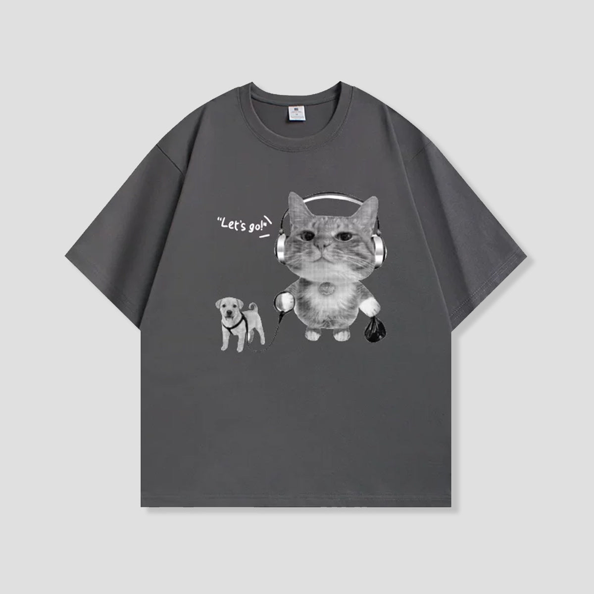 レッツゴーキャット グラフィックTシャツ