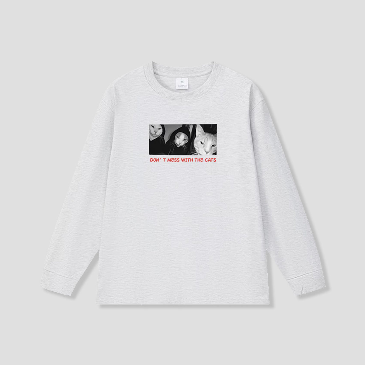 キャットゲイズ グラフィック ロングスリーブ