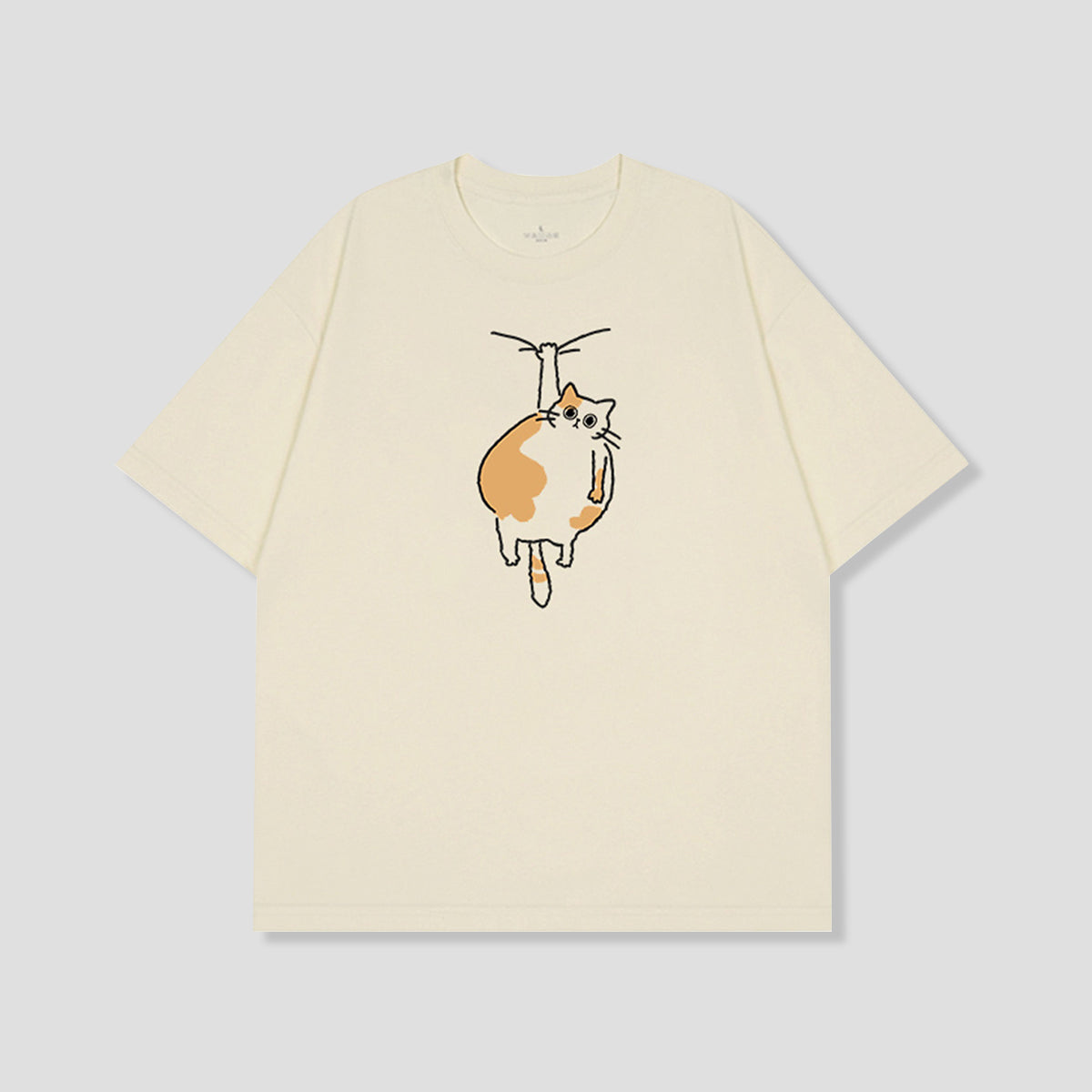 ハンギングキャット グラフィックTシャツ