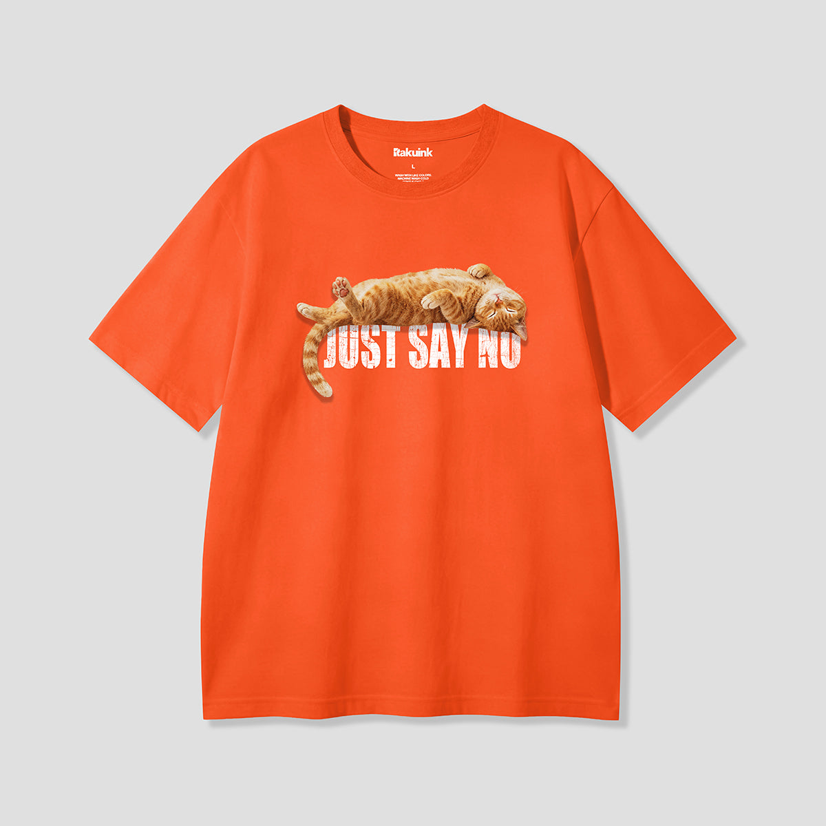 【予約】JUST SAY NO キャット グラフィックTシャツ