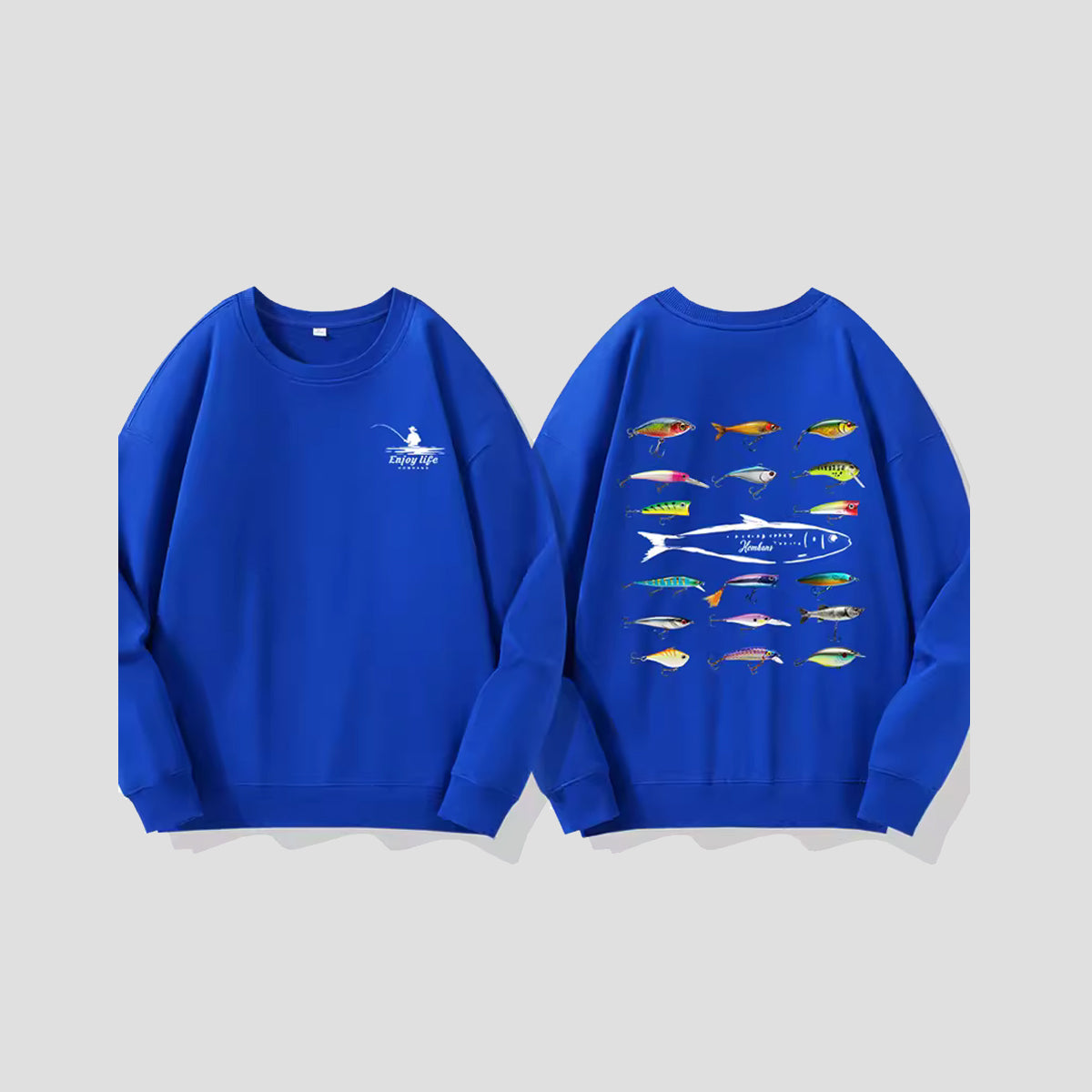 フィッシングルアー バックグラフィック スウェット
