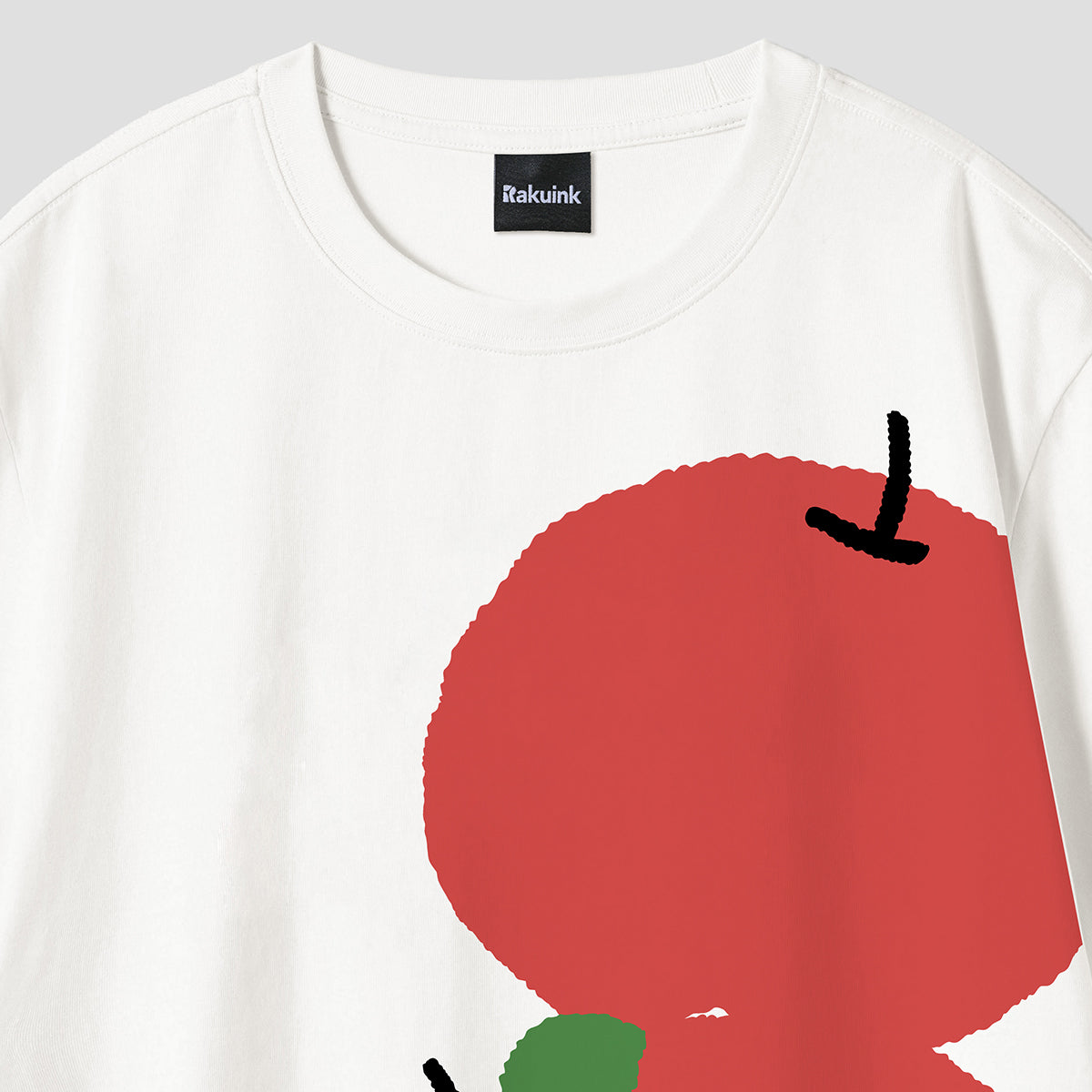 りんご　Over Shirts Forever Meow｜りんごのおうちTシャツ – RakuInk