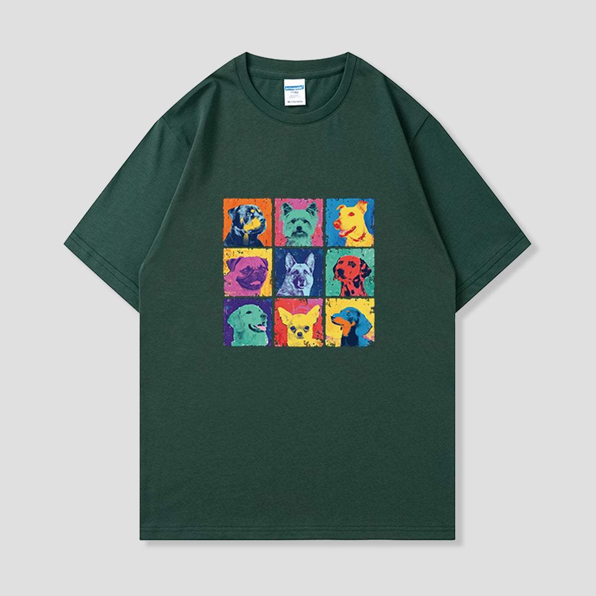 ドッグ・ポップ・ポートレートTシャツ