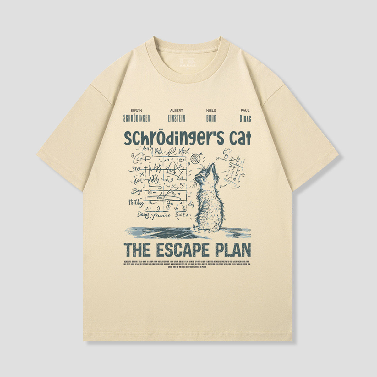 シュレーディンガーのネコTシャツ – RakuInk