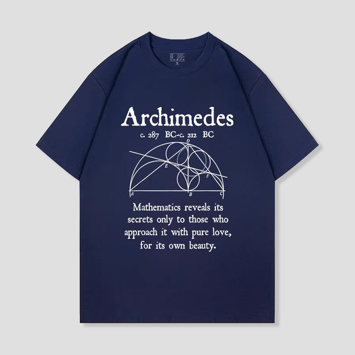 アルキメデス幾何学Tシャツ