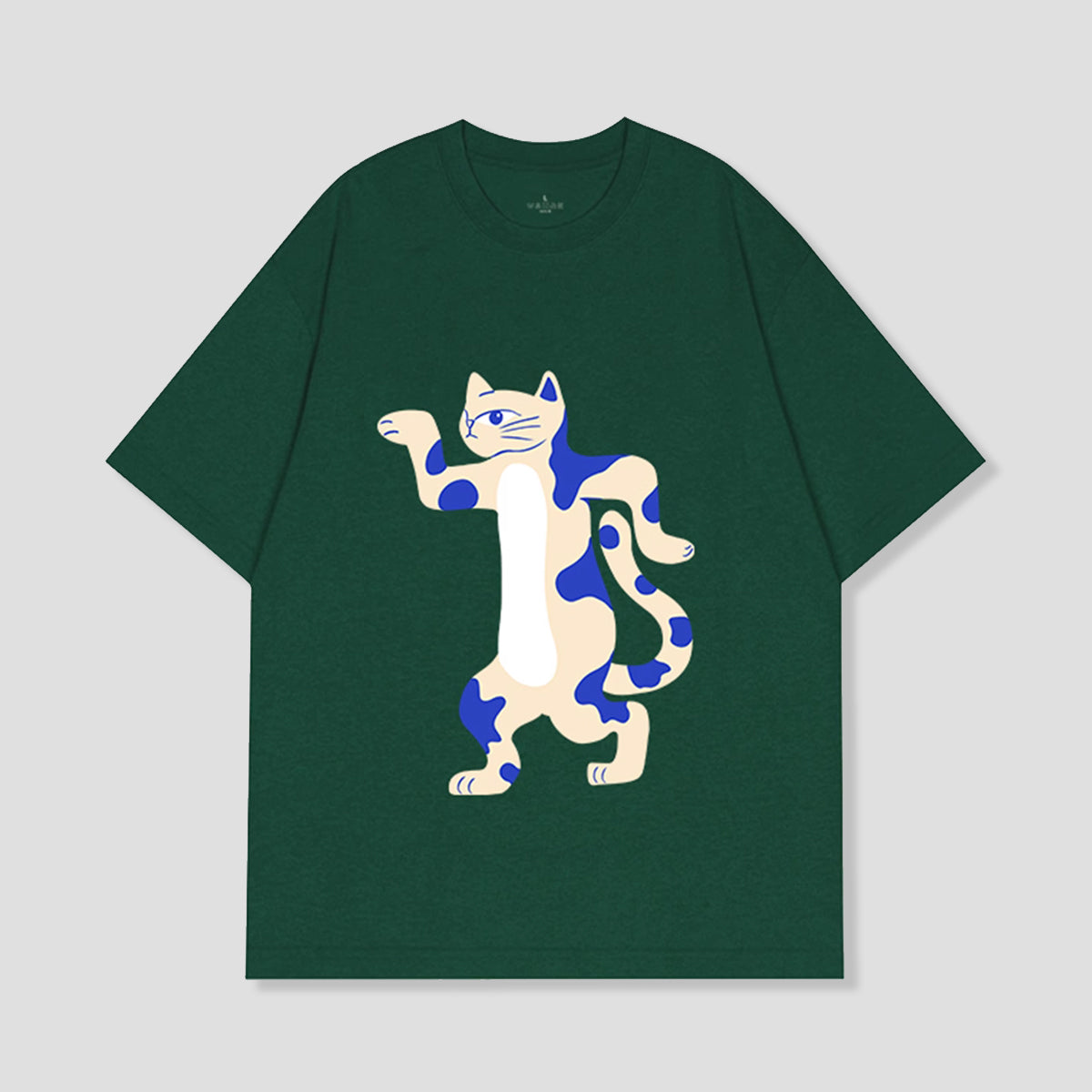 アブストラクトキャットTシャツ