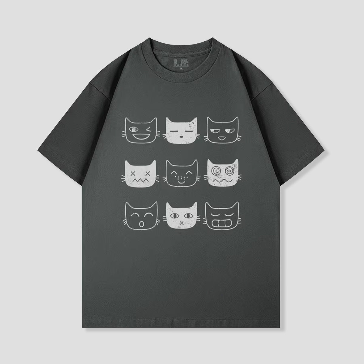 にゃんフェイスTシャツ