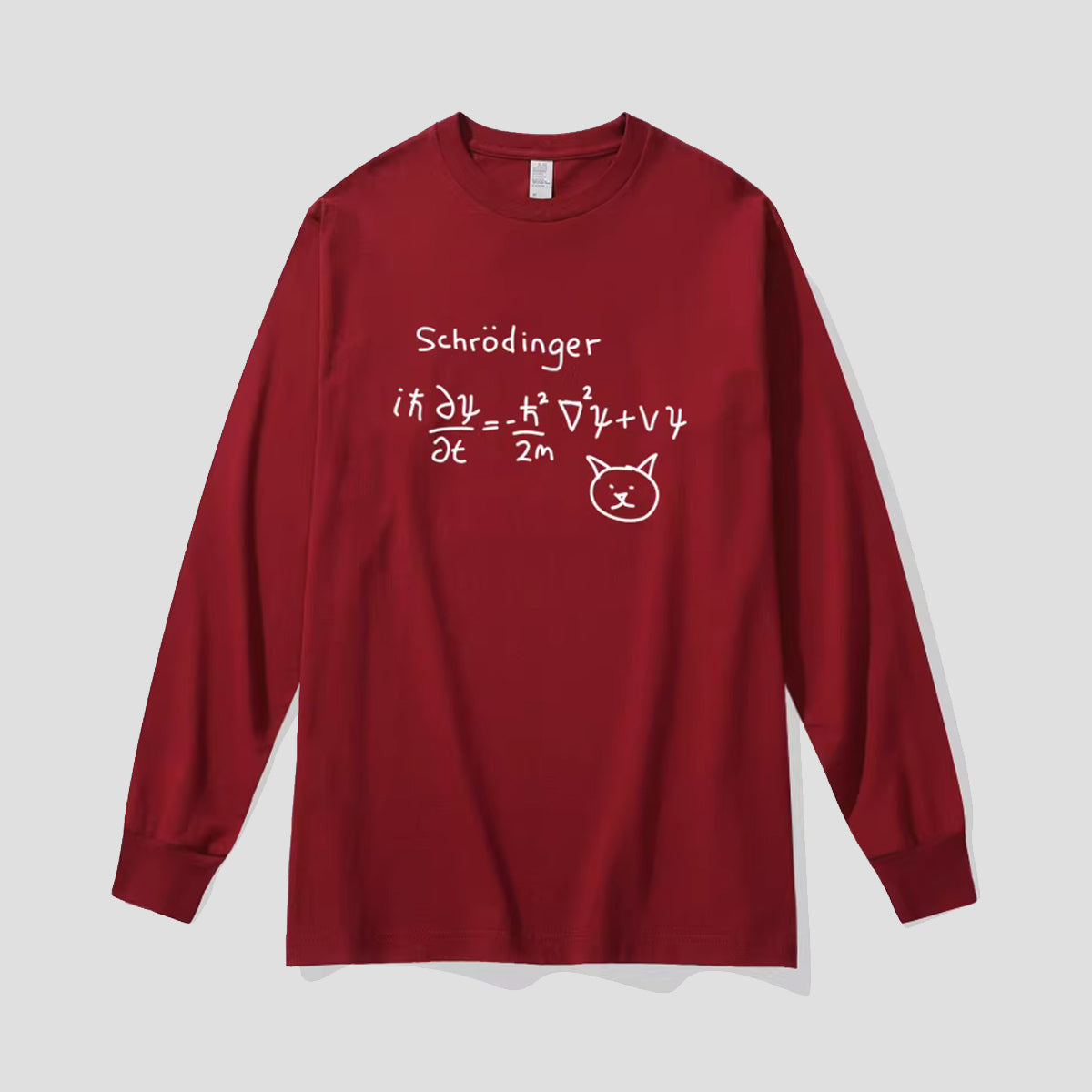 シュレーディンガーキャット ロングスリーブTシャツ