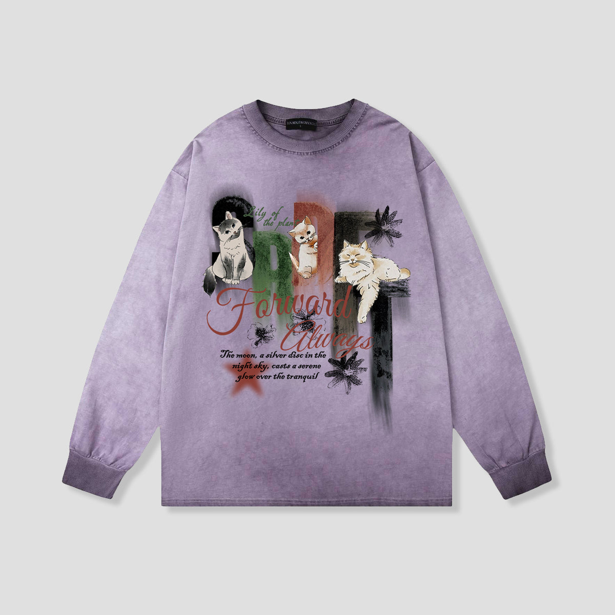 フォワードキャット ロングスリーブTシャツ – RakuInk