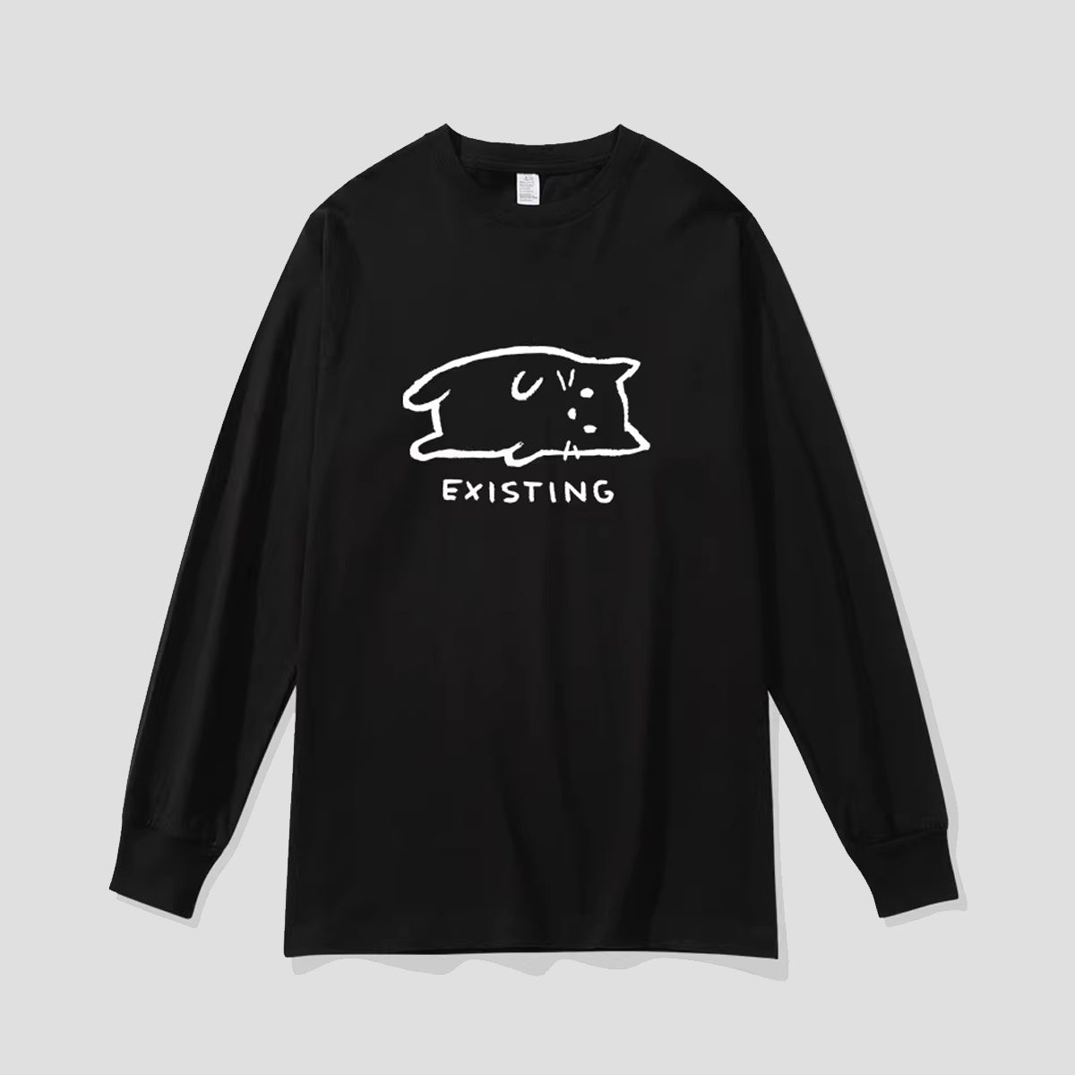 エグジスティング・キャット ロングスリーブTシャツ