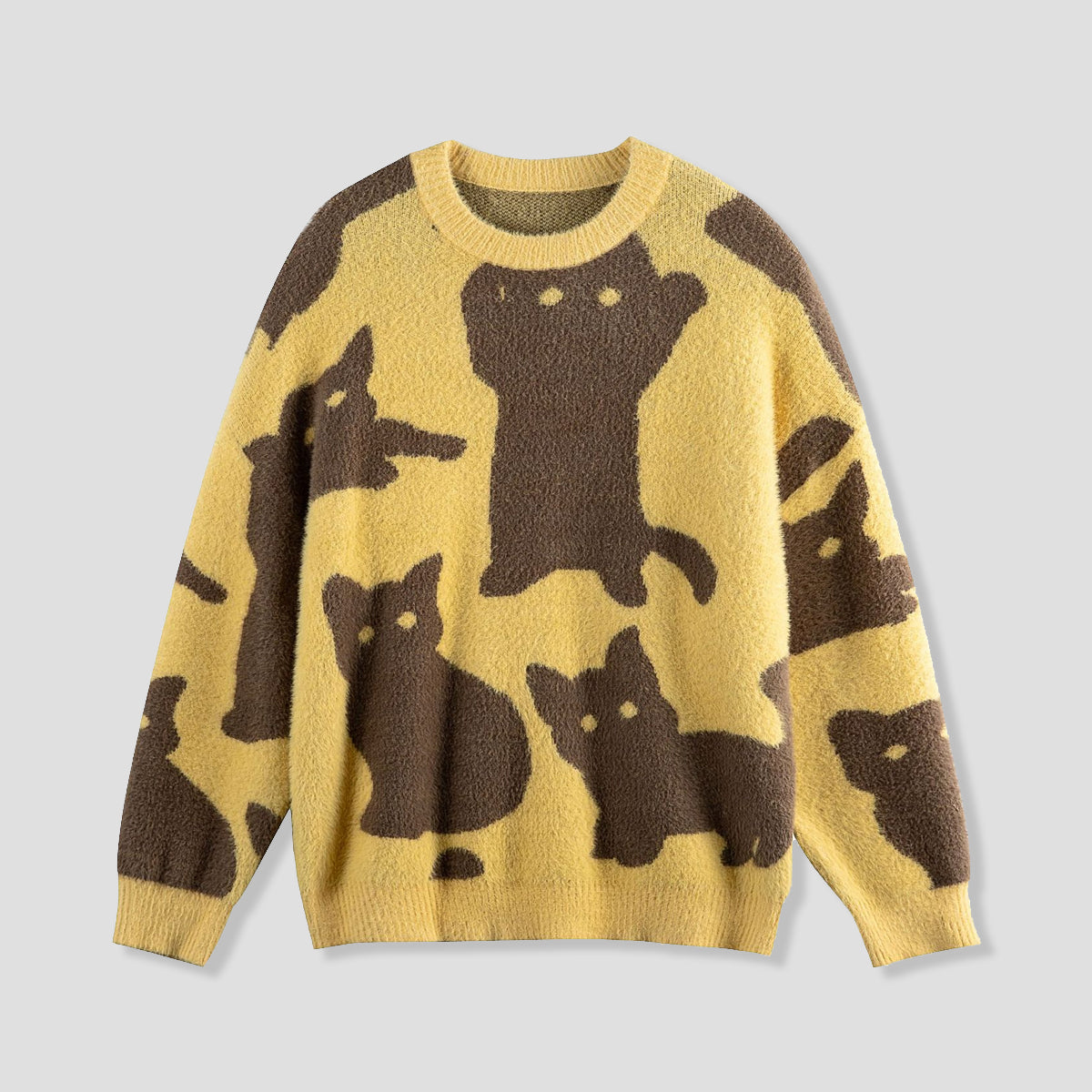 キャットジャカード ニット