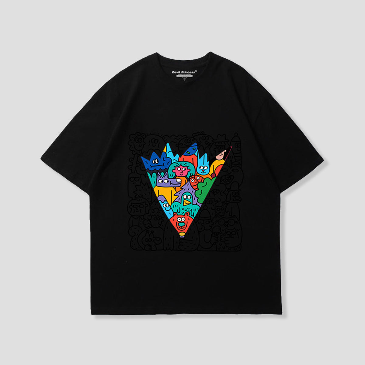 フラッシュライトドゥードル グラフィックTシャツ