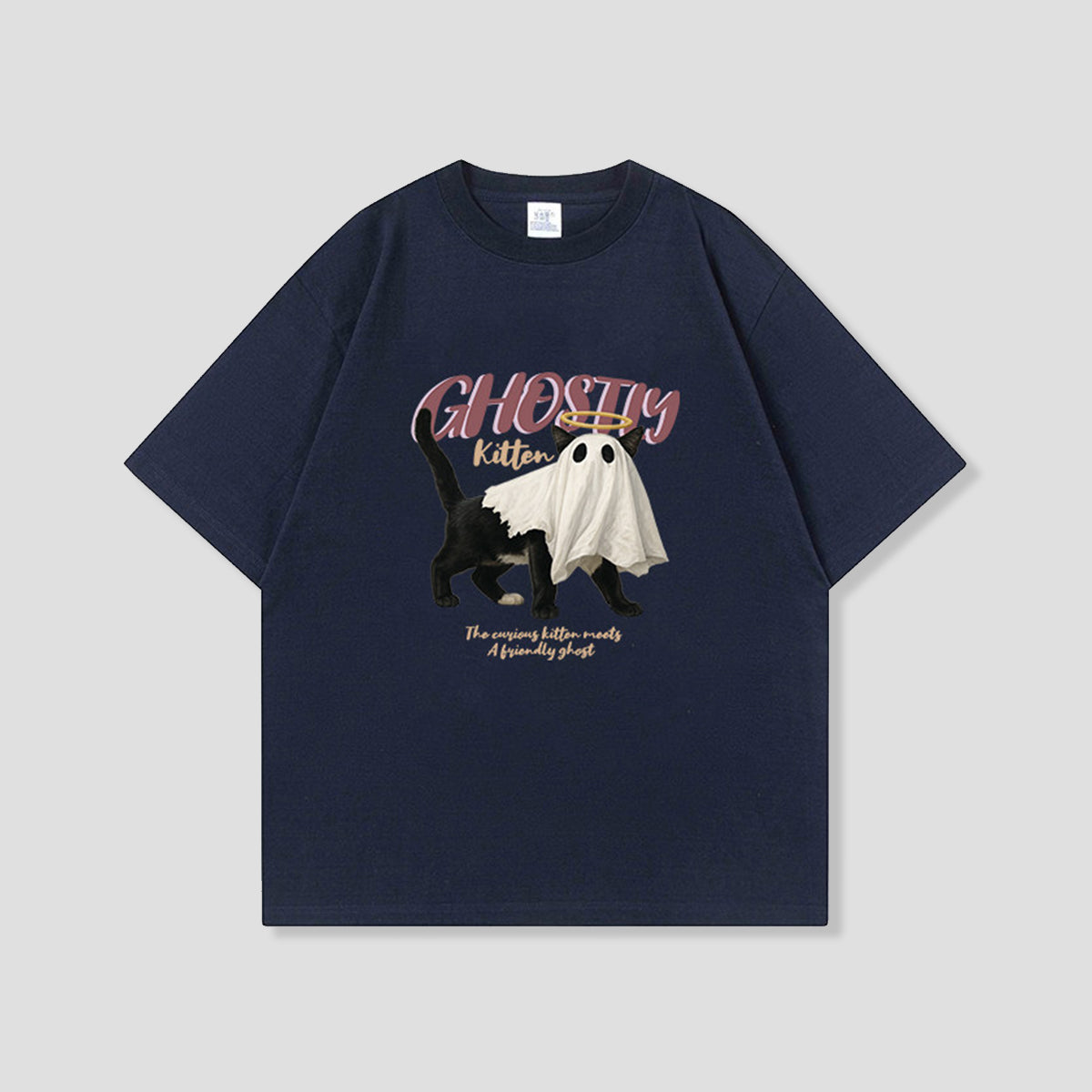 ゴースティーキトゥン グラフィックTシャツ