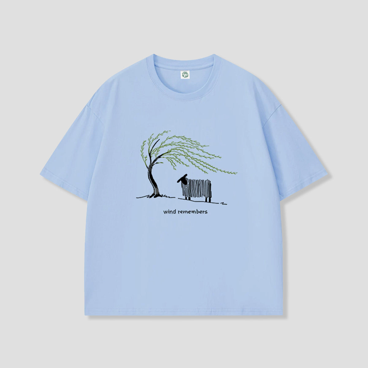 風をきくひつじ グラフィックTシャツ