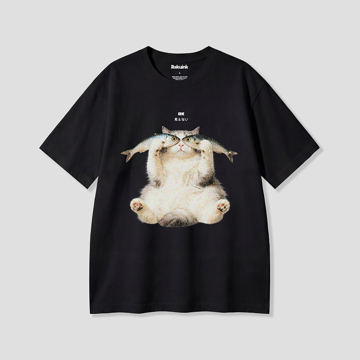 【予約】見てないふりキャット グラフィックTシャツ