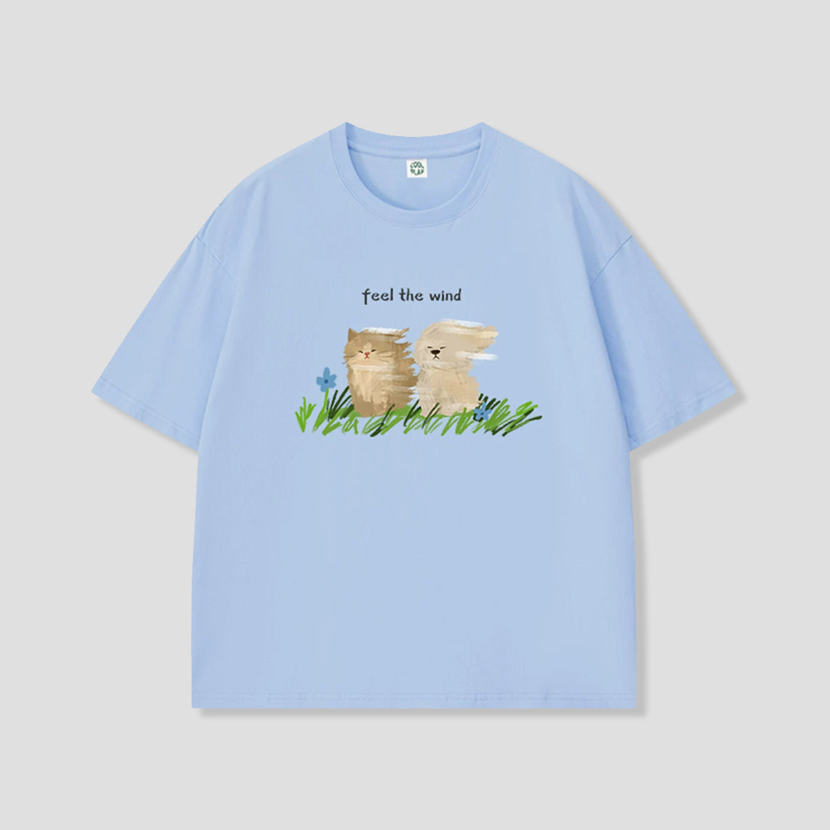 Feel the Wind キャット＆ドッグTシャツ