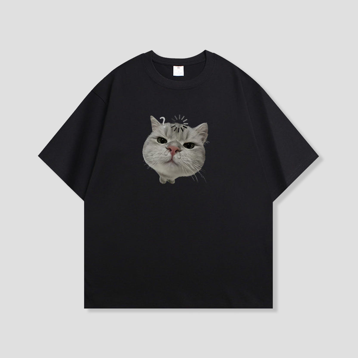 ハテナキャット グラフィックTシャツ