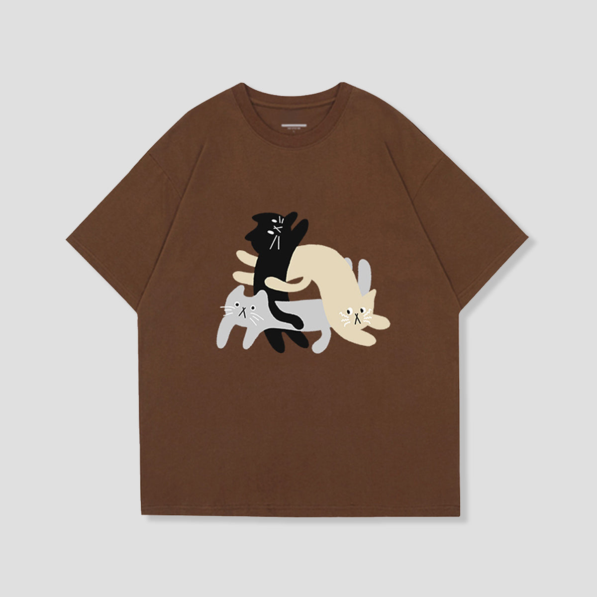 ごろごろ団子ねこ グラフィックTシャツ