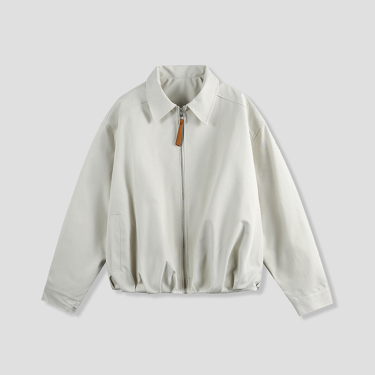 ミニマルジップ ブルゾンジャケット