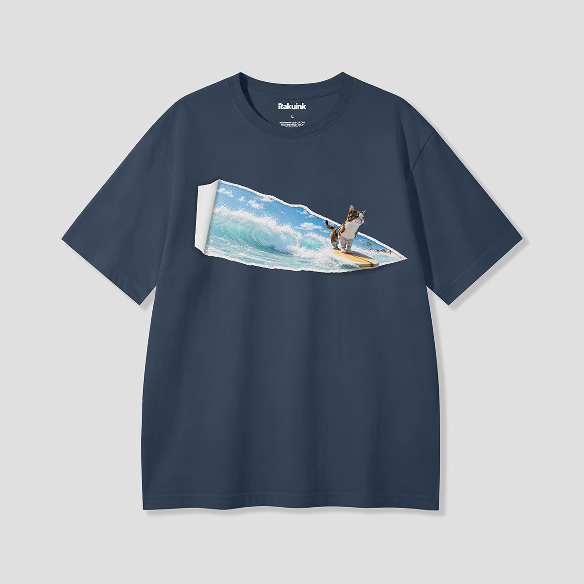 【予約】ウェーブライドキャット グラフィックTシャツ