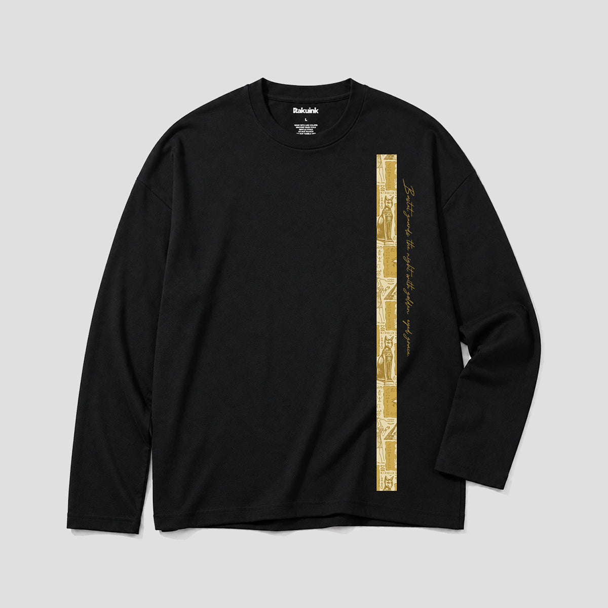 【予約】猫神殿 グラフィック ロングスリーブTシャツ