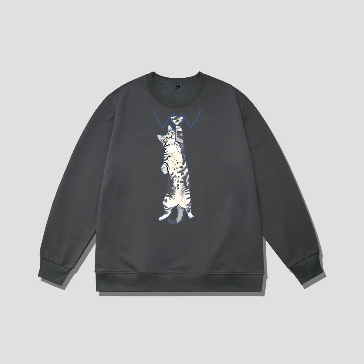 ネクタイキャット クルーネックスウェット