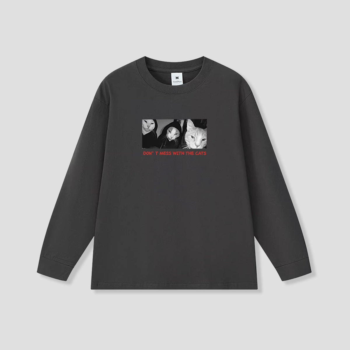 キャットゲイズ グラフィック ロングスリーブ