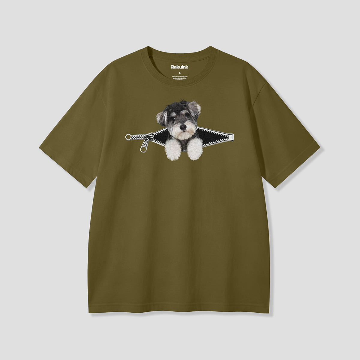 【予約】ジップアウトシュナウザー グラフィックTシャツ