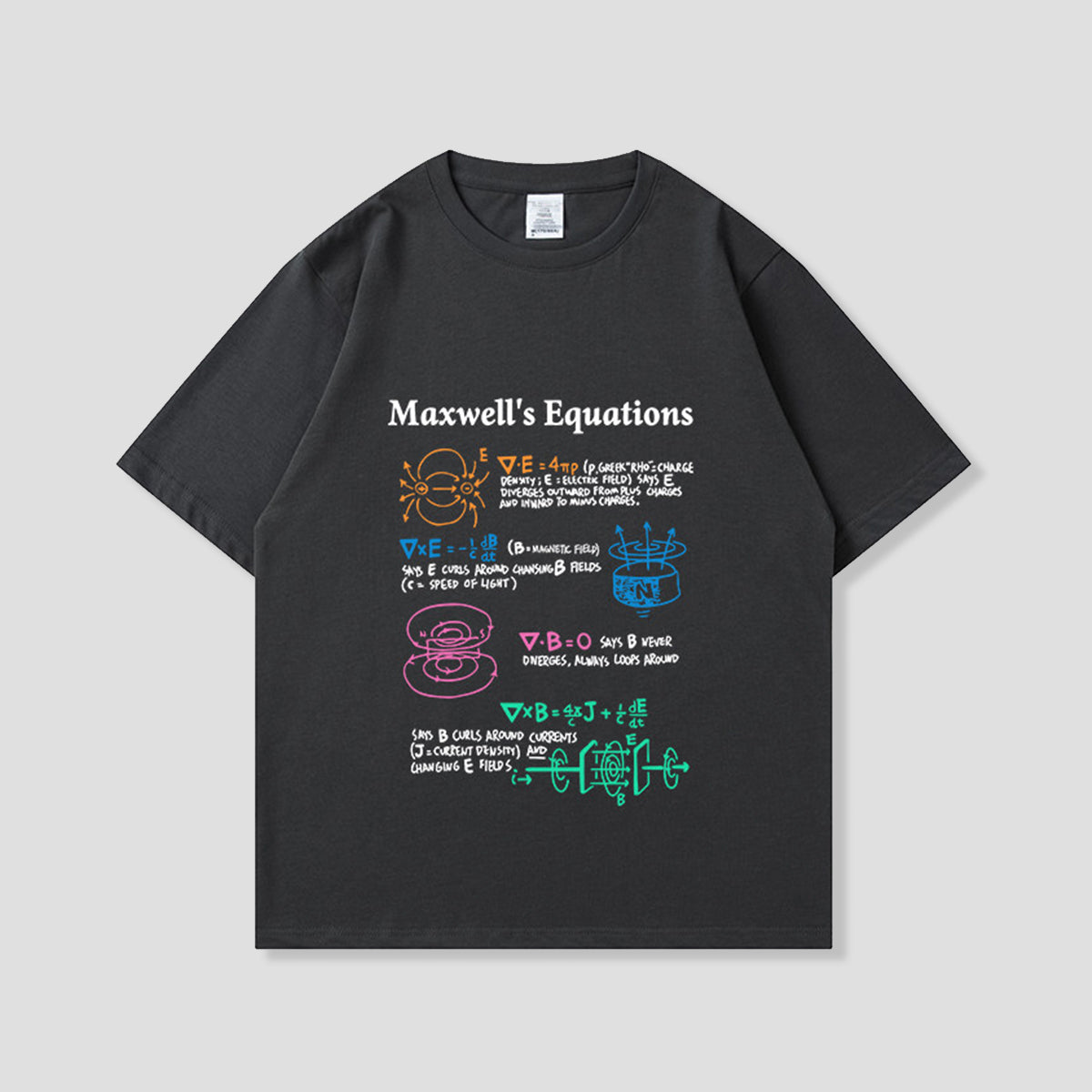 マクスウェルグラフィック Tシャツ