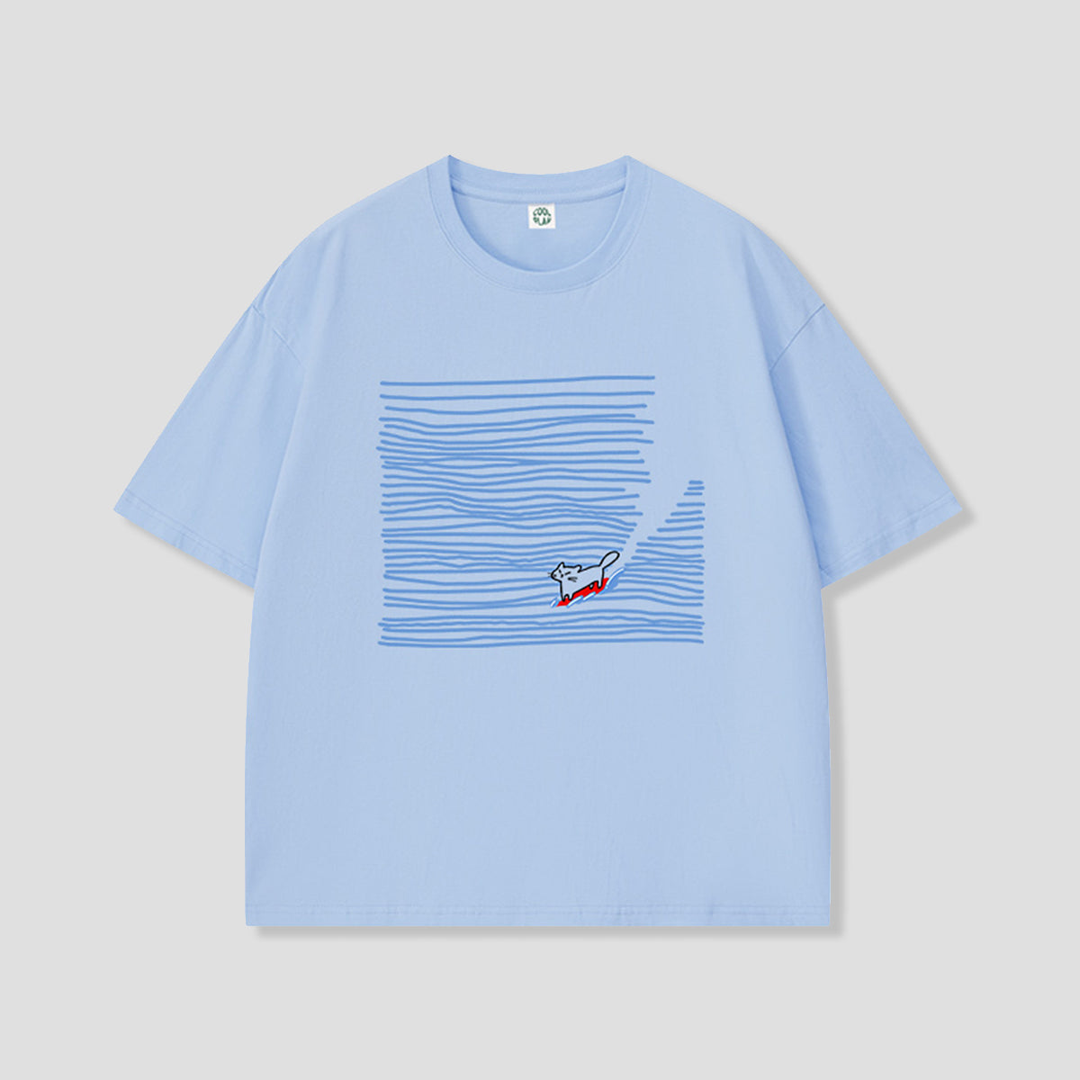 サーフアウトキャット グラフィックTシャツ