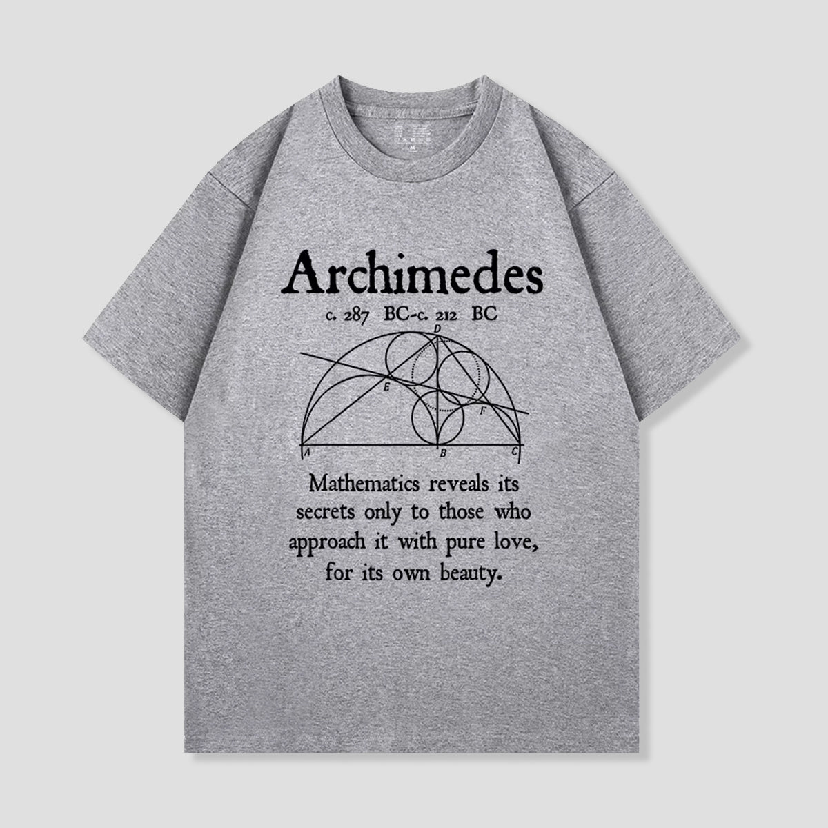 アルキメデス幾何学Tシャツ