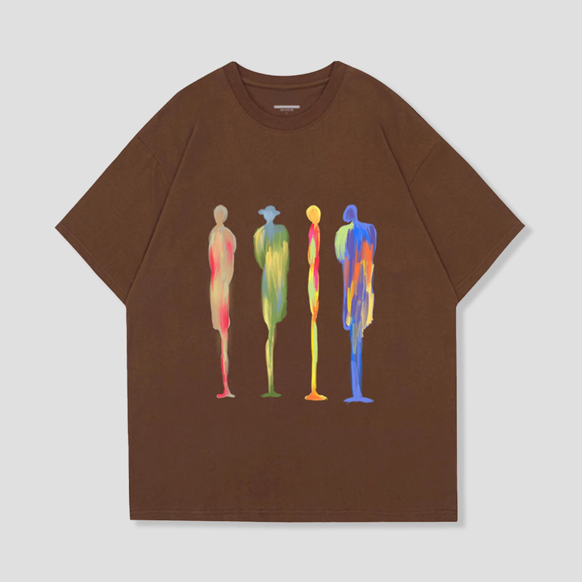 ブストラクトアートTシャツ