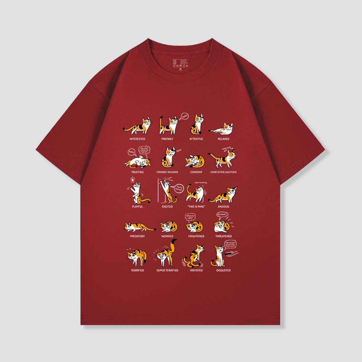 キャットボディランゲージTシャツ