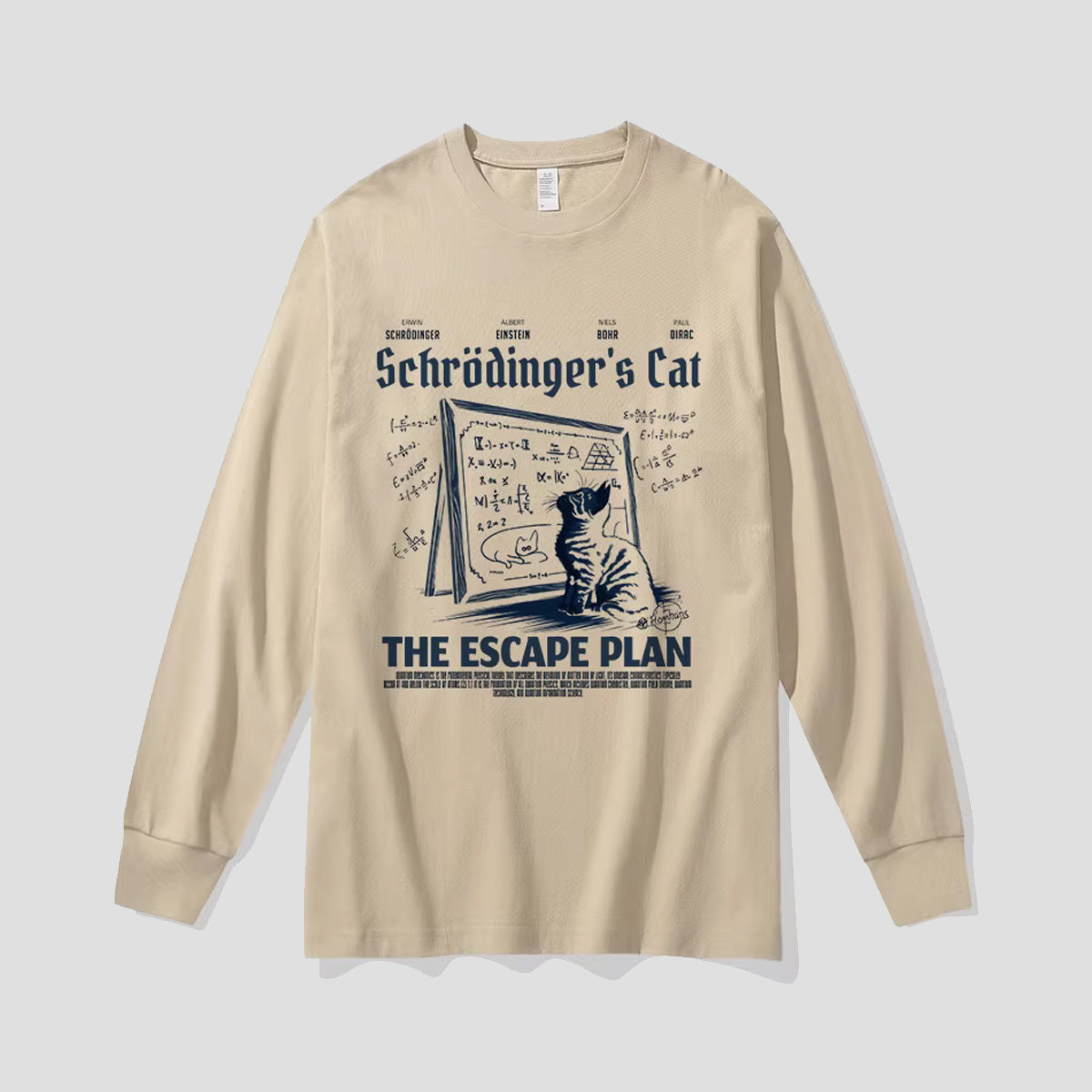 シュレディンガー・キャット ロングスリーブTシャツ