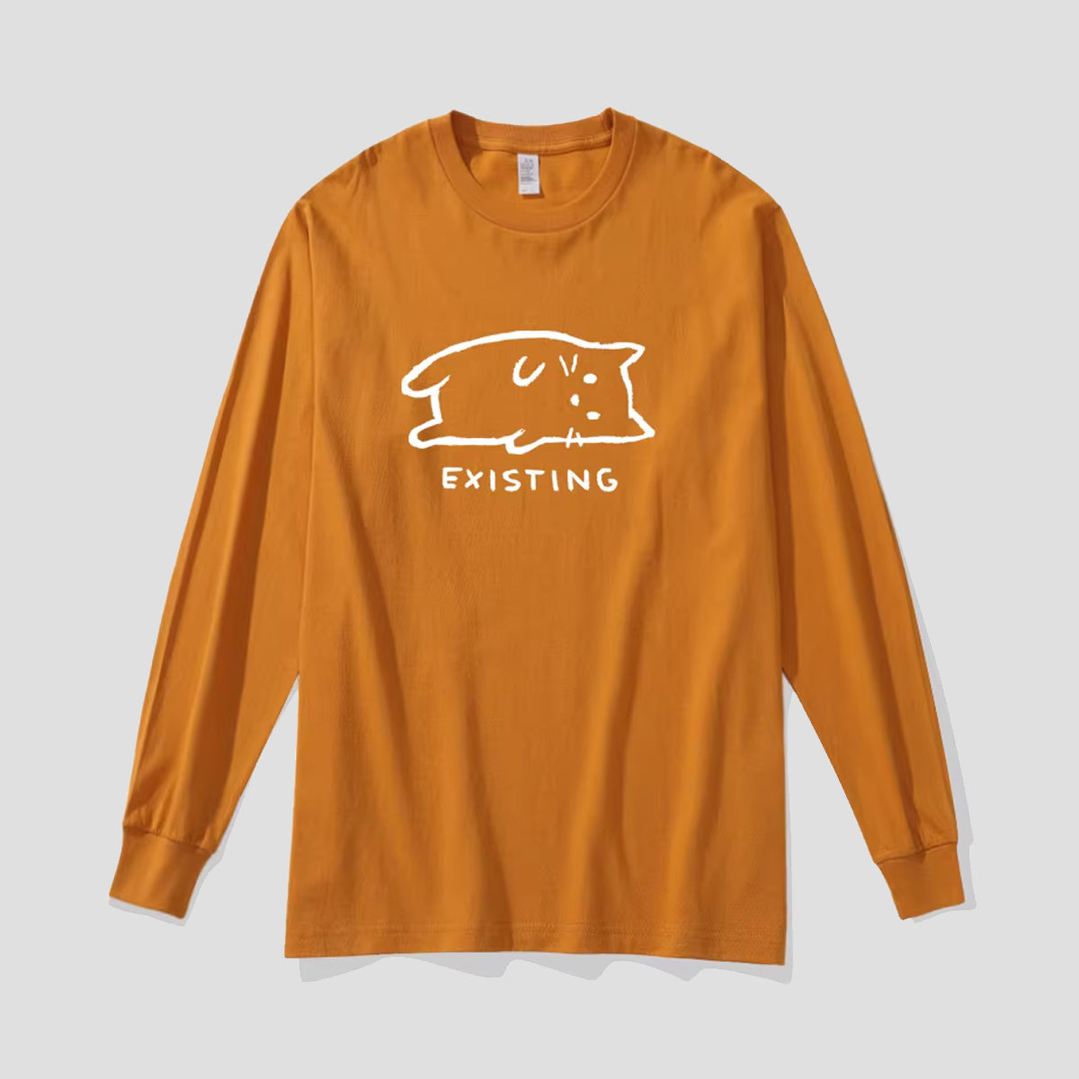 エグジスティング・キャット ロングスリーブTシャツ