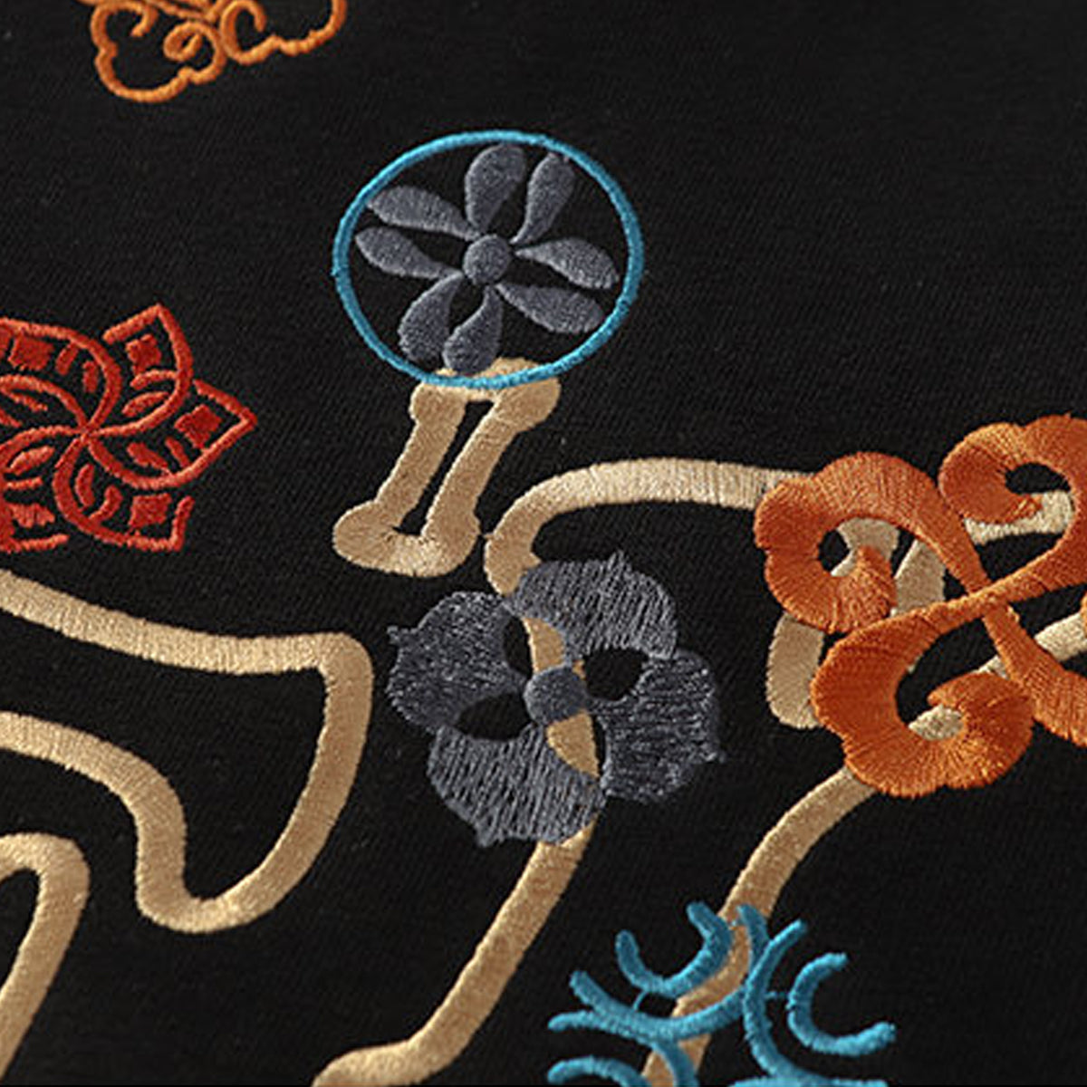 【希少品】Rayflower パーカー RAGEBLUE パーカー フラワー刺繍/ヘビーウェイト/裏毛スウェット