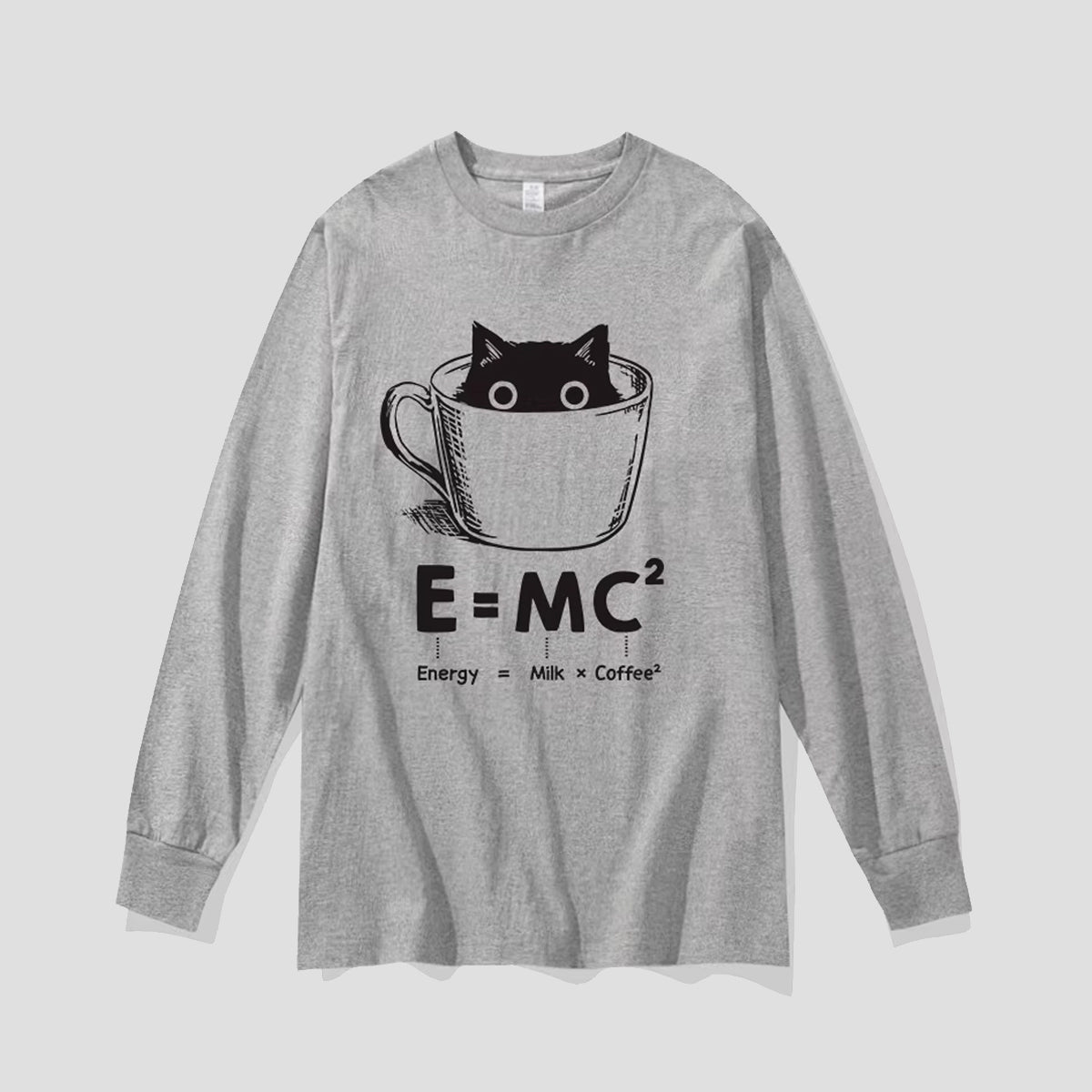 キャットコーヒー ロングスリーブTシャツ
