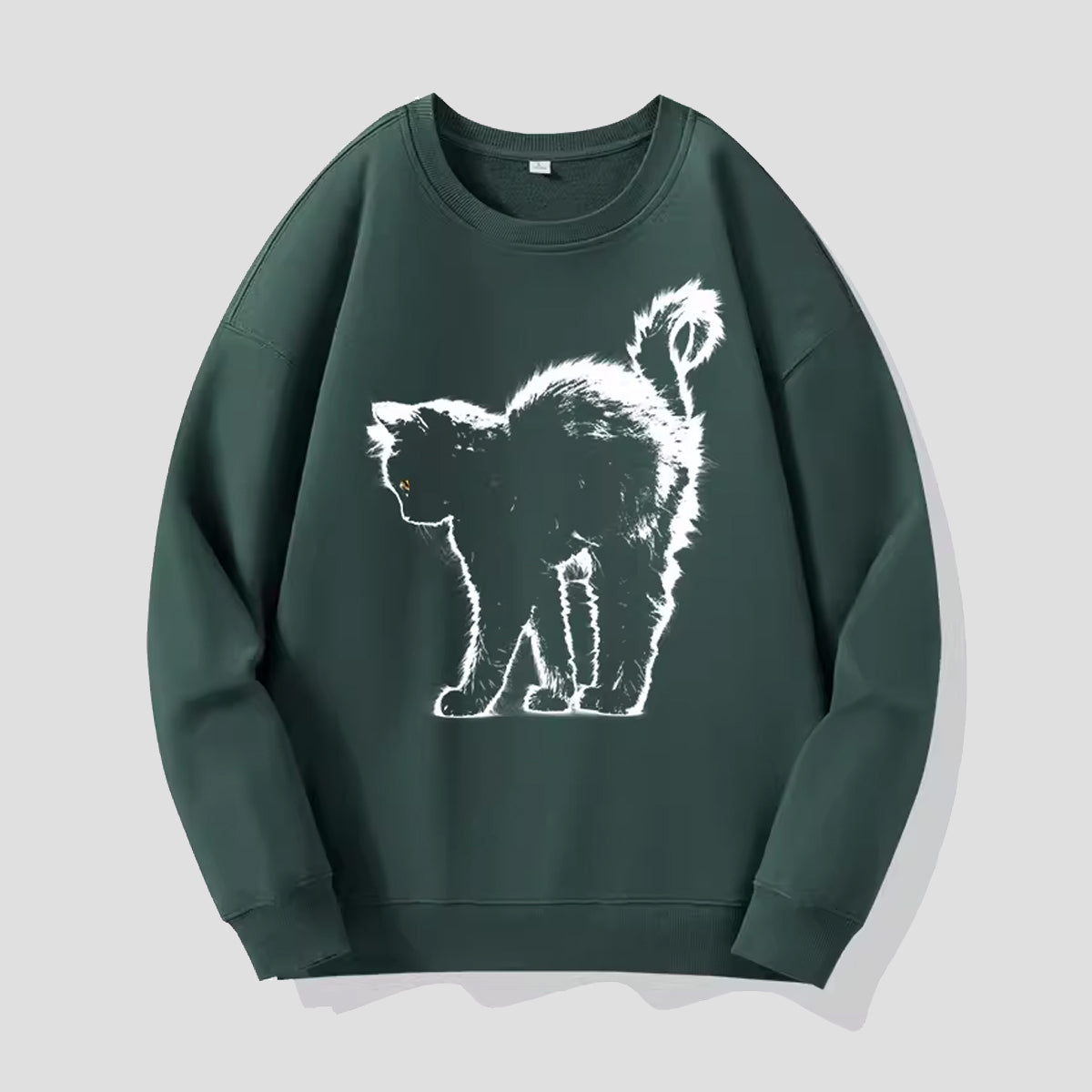 GUCCI　グッチ　ブラック　キャット　ネコ　トレーナー　スウェット 中古・古着通販】GUCCI (グッチ) Black Cat Sweatshirt ブラック