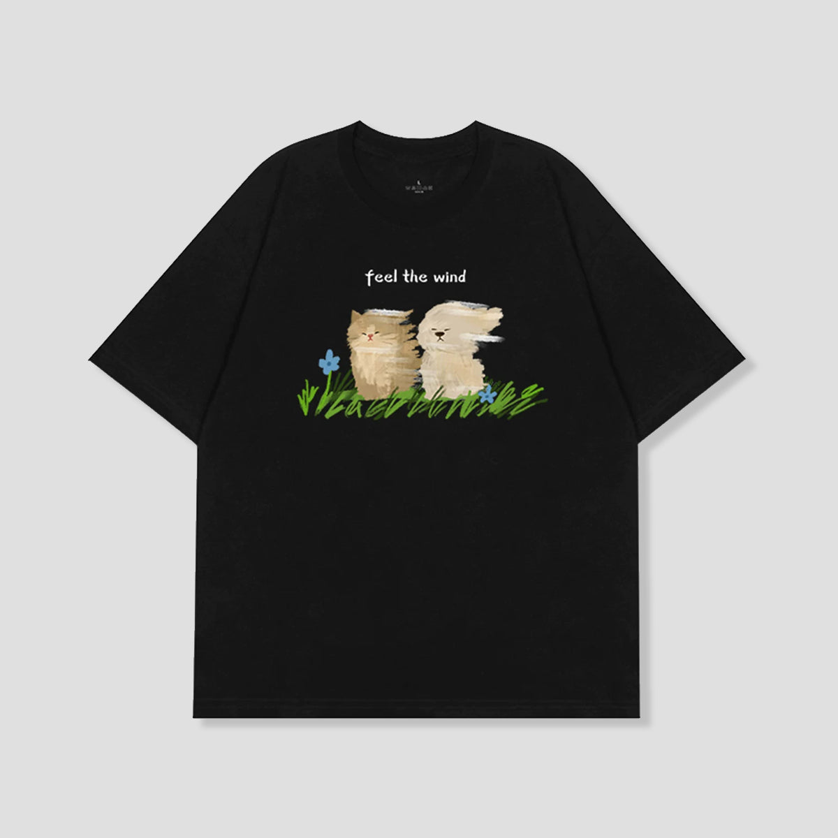 Feel the Wind キャット＆ドッグTシャツ