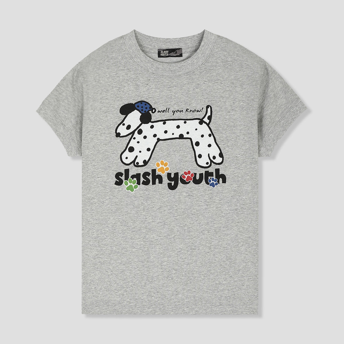 WOMEN｜ゆる犬キャップスリーブTシャツ