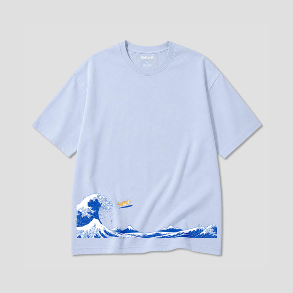 【予約】波乗りねこ グラフィックTシャツ
