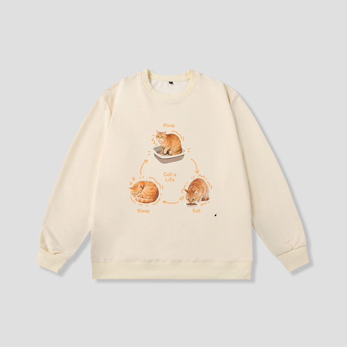 CAT’S LIFE サイクルグラフィック スウェット