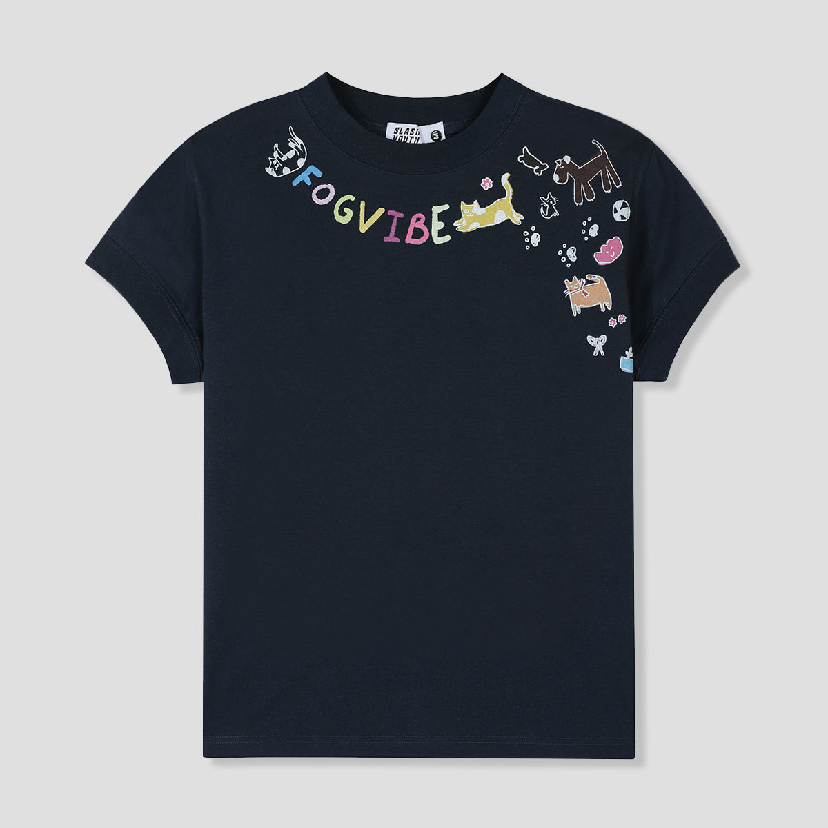 WOMEN｜ネコたちと自由におさんぽTシャツ