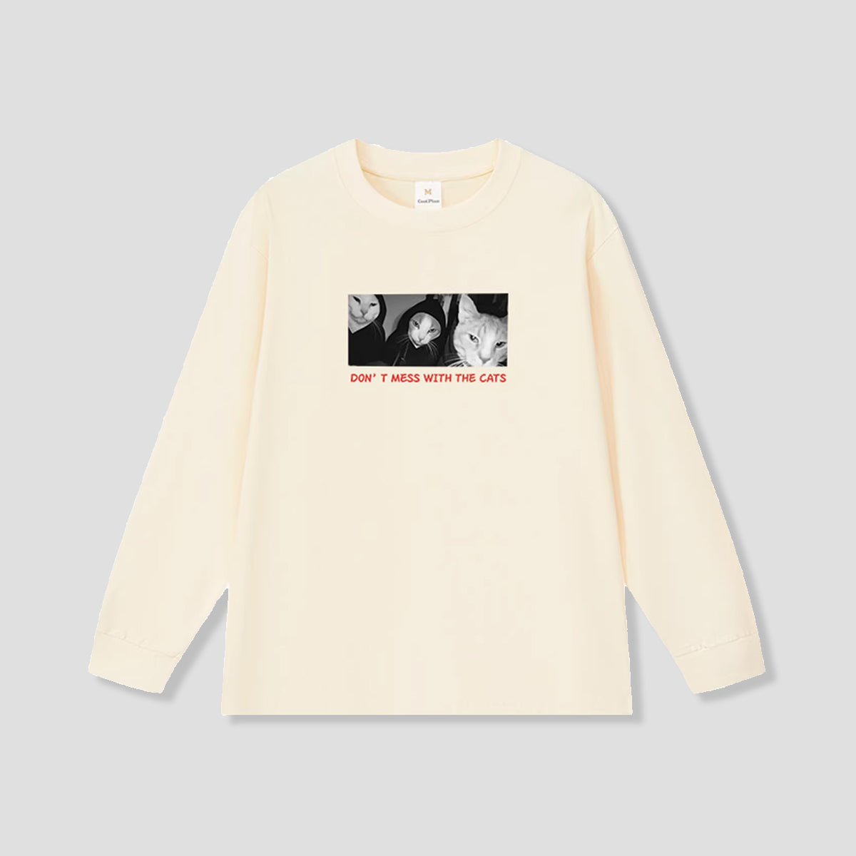 キャットゲイズ グラフィック ロングスリーブ