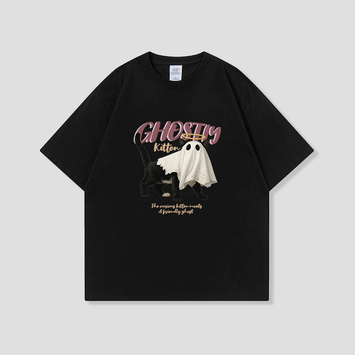 ゴースティーキトゥン グラフィックTシャツ