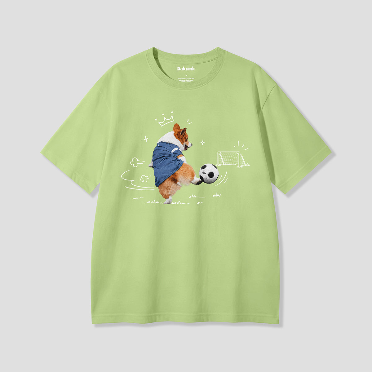 【予約】キングシュートコーギー グラフィックTシャツ