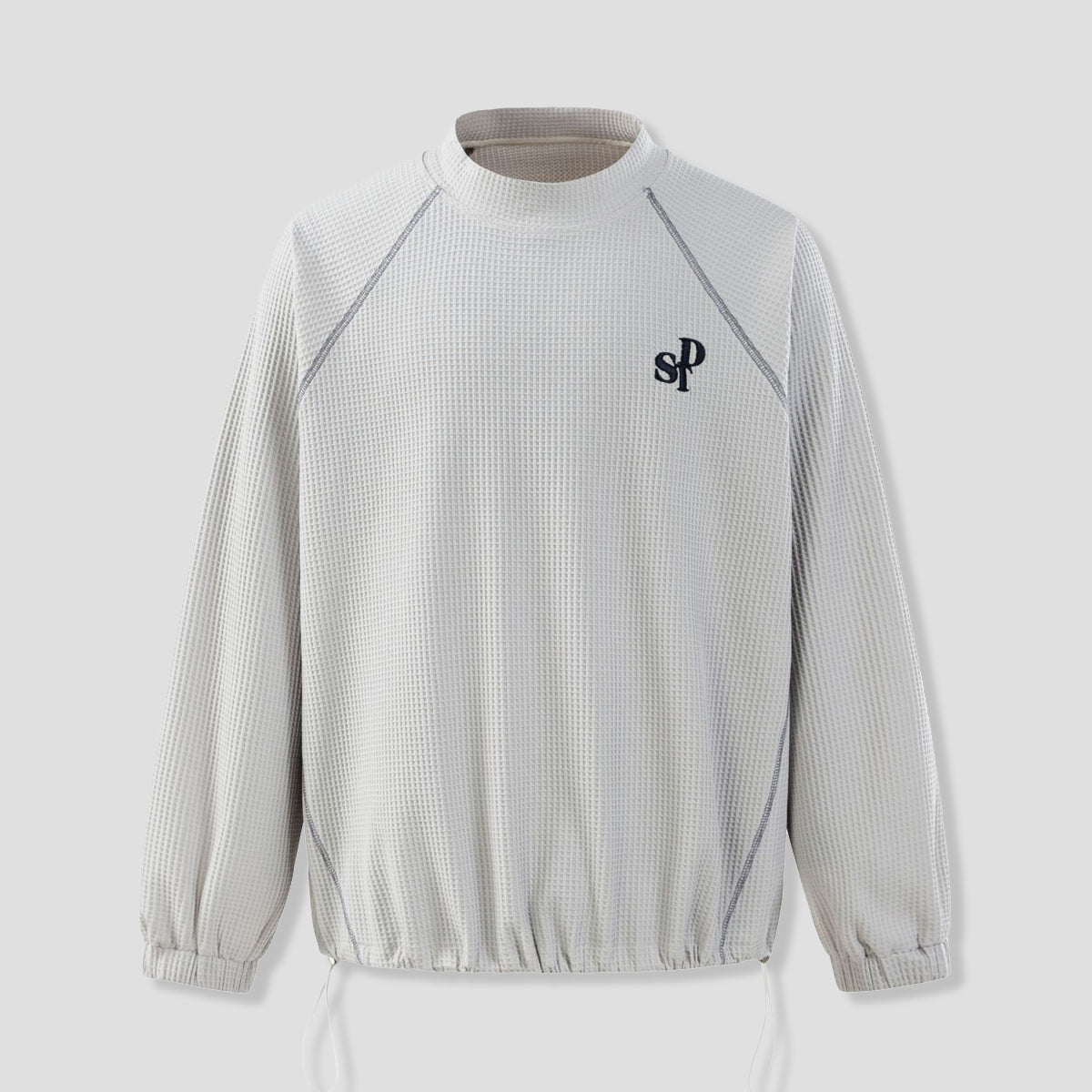 ワッフルテクスチャー ロングスリーブ