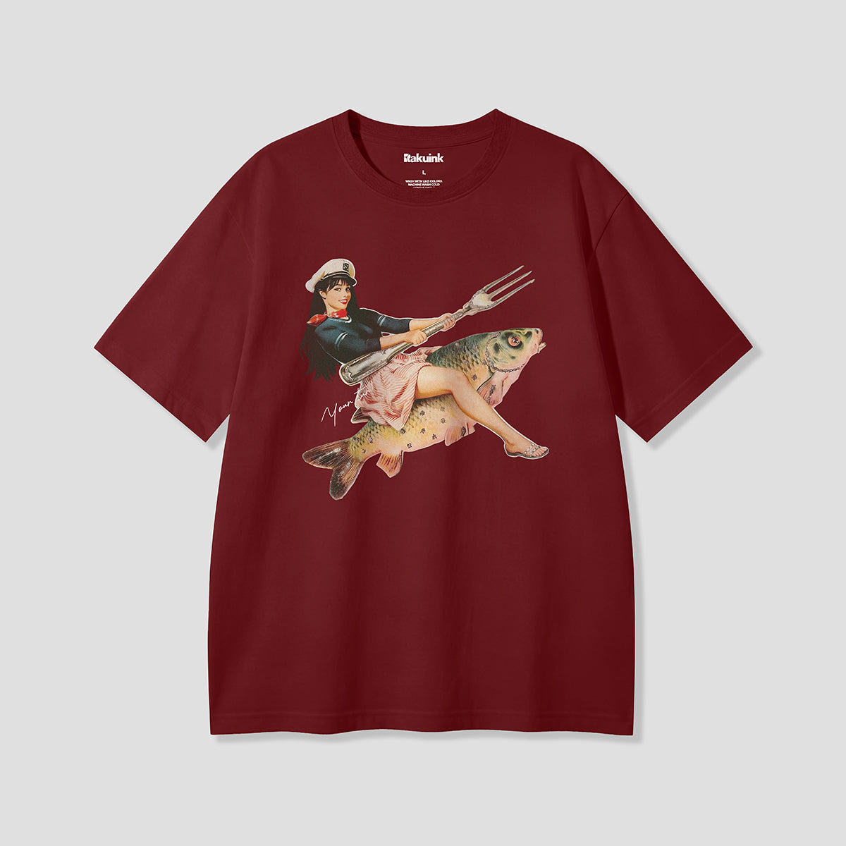 【予約】フィッシュライド・クッキングガール Tシャツ