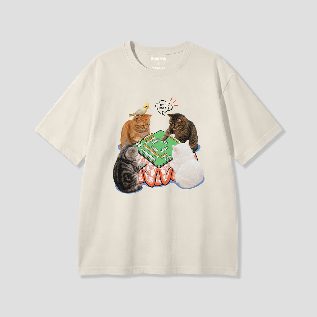 【予約】MEOWJONG キャットグラフィックTシャツ